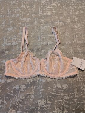 Auden Lace Underwire Bra - Blush
